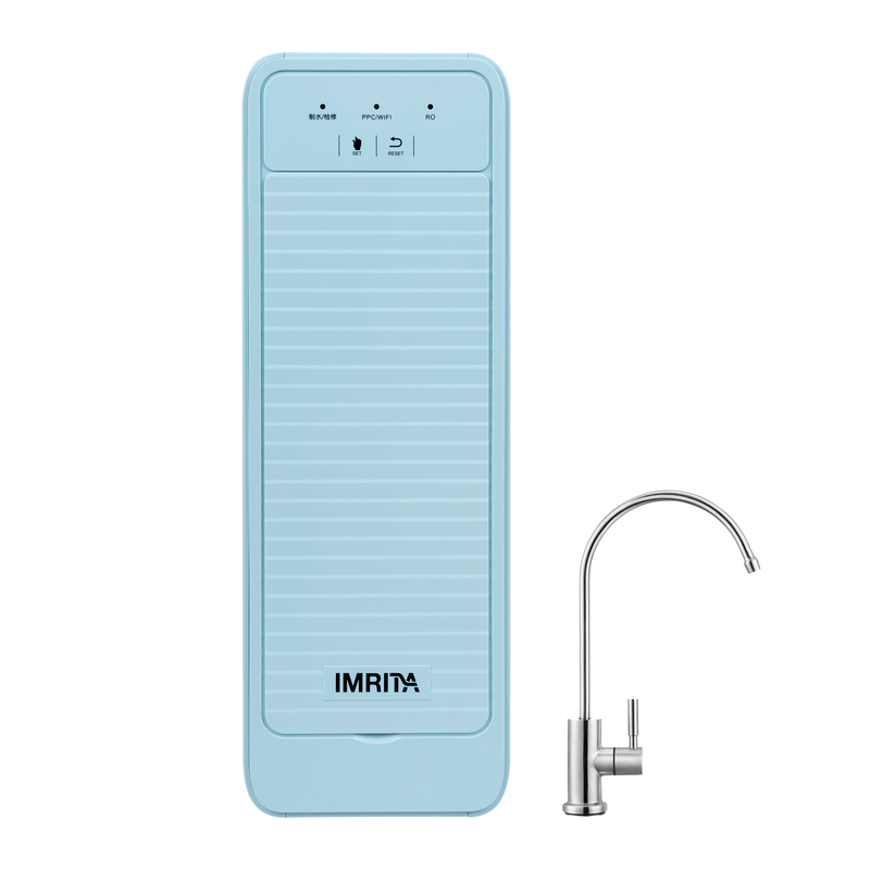 Sistema Tankless plástico do filtro de água do RO, sistema do purificador da água potável 0.0001micron
