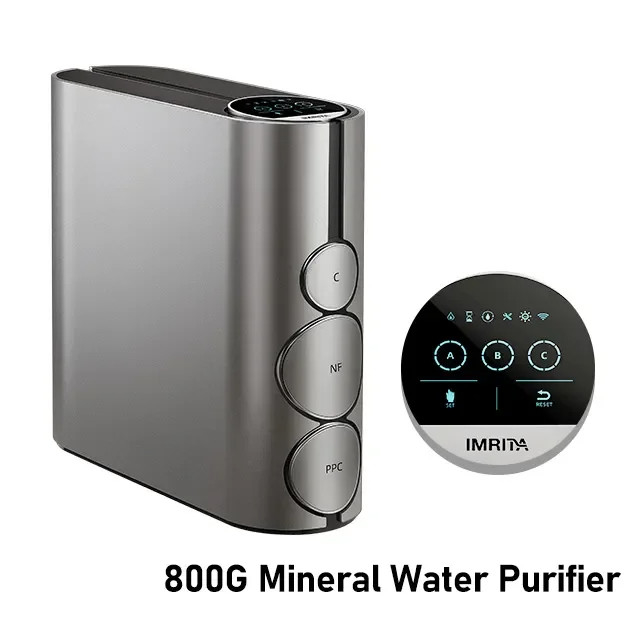 Sistema de purificador de água por osmose reversa de aço inoxidável